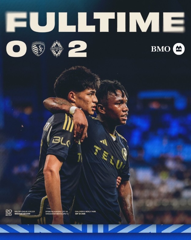 美职联-温哥华白浪2-0堪萨斯城,穆勒因踝关节伤势缺席